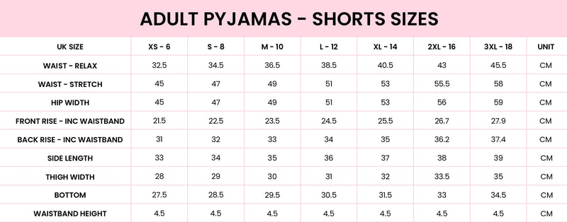 P.Louise Adults Christmas Bow Pyjamas - Shorts Set