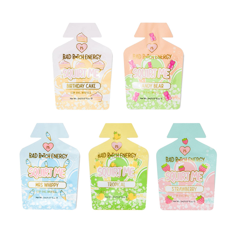 P. Louise Squirt Me Lip Oil Refill Sachet Packs 2ml