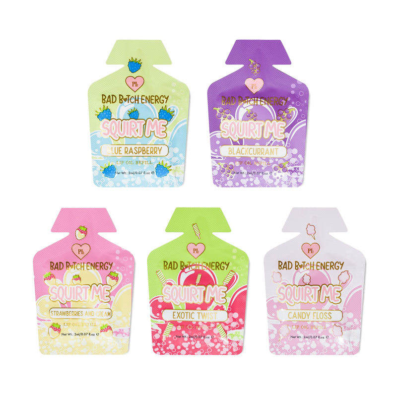 P. Louise Squirt Me Lip Oil Refill Sachet Packs 2ml