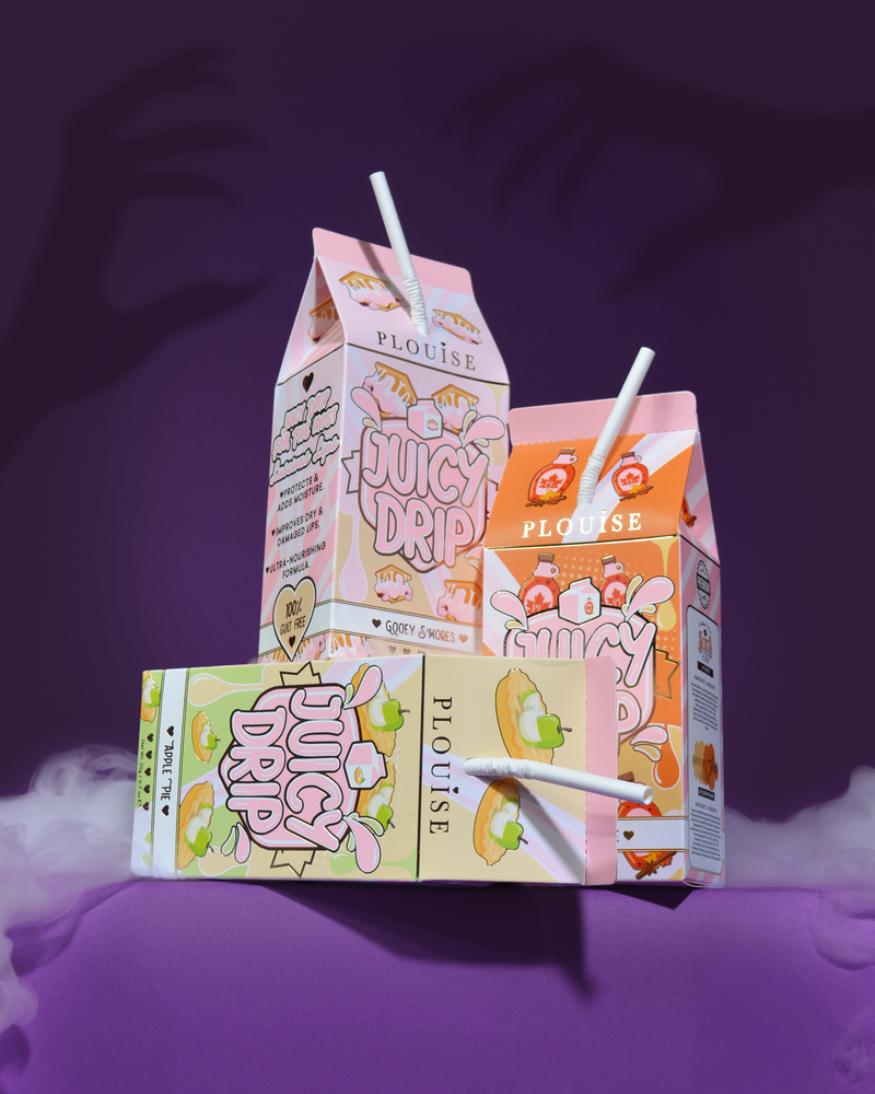 P.Louise Juicy Drip Lip Mask & Lip Scrub - Halloween Trio