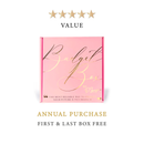 P.Louise Budget Box Subscription (12 Months) Start Date October